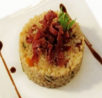 Arroz integral caldoso